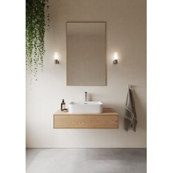 Tangens Single - Lámpara de pared - Acero cepillado