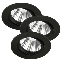 Fremont 3-Kit IP23 2700K - Downlight - Negro