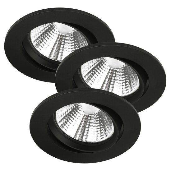 Nordlux Fremont 3-Kit IP23 2700K - Downlight regulable para una iluminación acogedora