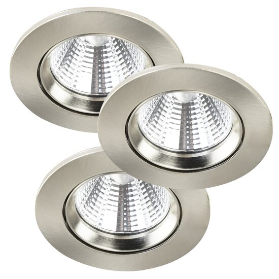 Nordlux Fremont 3-Kit IP23 2700K - Dimmbare Einbauleuchte für gemütliches Licht