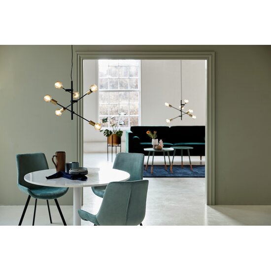 Nordlux Josefine 6-Spot - Pendant - Black - A modern pendant light for any space