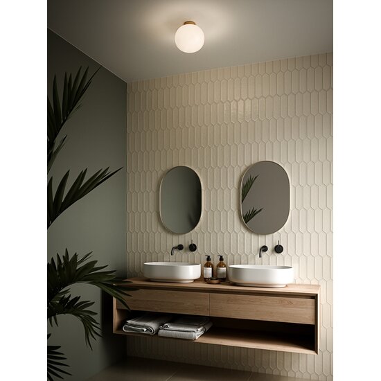 Nordlux Alton 27,5 - Ceiling light - Brass voor een warme sfeer