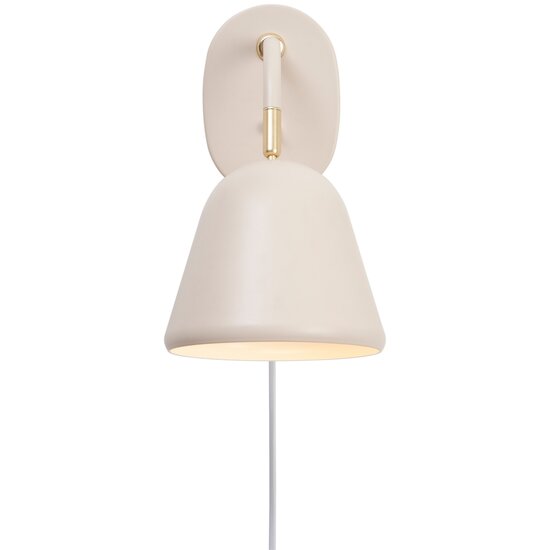 Nordlux Fleur 15 - Beige Wall Light with Vintage Design