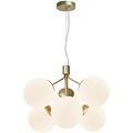 Nordlux Ivona 6-Spot - Lámpara Colgante - Latón - Un giro moderno al candelabro clásico