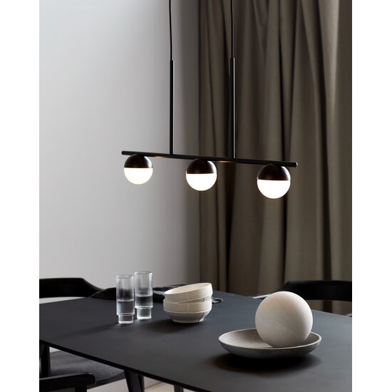 Nordlux Contina 3-Spot - Pendelleuchte - Schwarz - Minimalistisches Design für jeden Raum