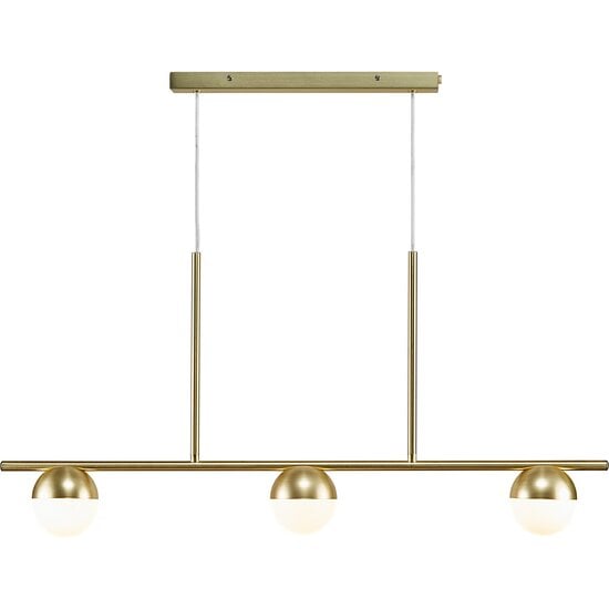 Nordlux Contina 3-Spot - Lámpara Colgante - Latón - Iluminación elegante para cualquier espacio