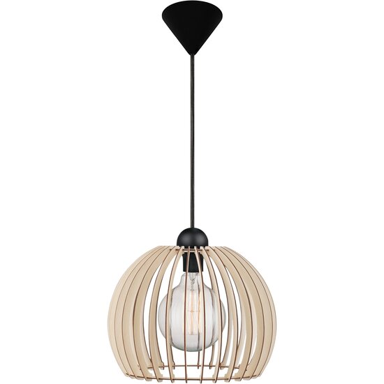 Nordlux Chino 30 - Colgante - Distribución de luz elegante con lamas de madera