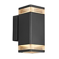 Nordlux Elm Double - Wandleuchte - Schwarz - Modern und dekorative Außenbeleuchtung