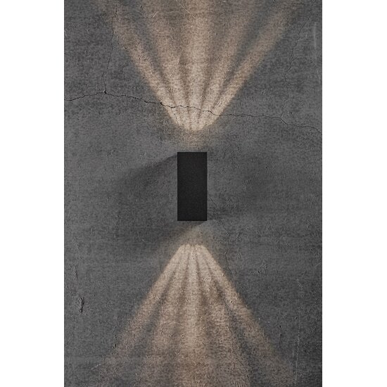 Nordlux Asbol Kubi - Lámpara de Pared - Lámpara minimalista para interiores y exteriores