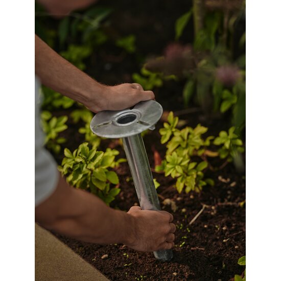 Nordlux Base - Accessories - Galvanized - Base durable pour éclairage extérieur