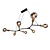 Nordlux Josefine 7-Spot - Pendant - Black