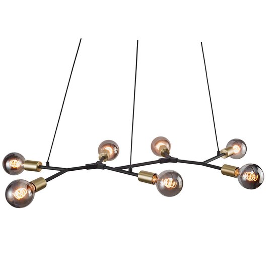 Nordlux Josefine 7-Spot - Suspension - Noir - Une suspension moderne pour un éclairage élégant