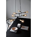 Nordlux Josefine 7-Spot - Colgante - Negro - Una lámpara colgante moderna para una iluminación elegante