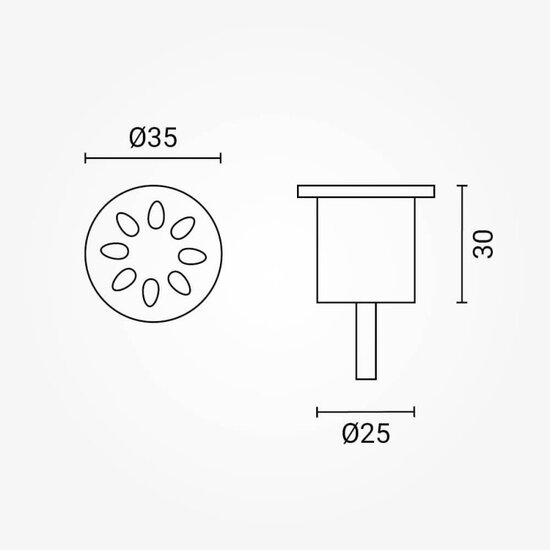 Optonica LED Decorative Mini-Light 1.3W - Créez une atmosphère chaleureuse dans votre espace extérieur