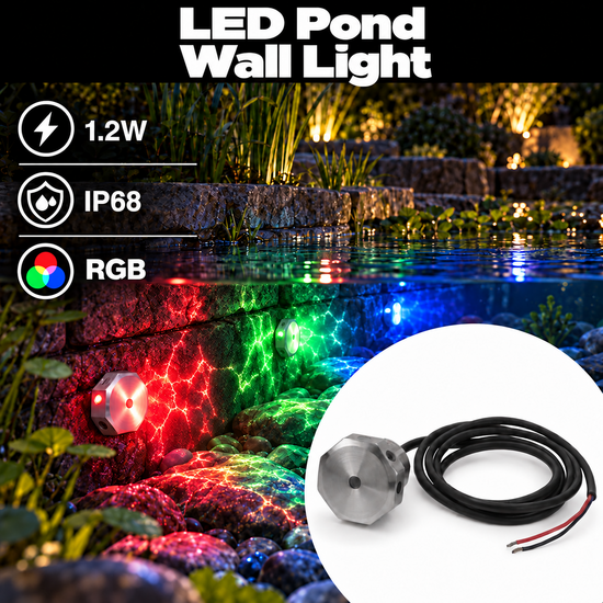 Optonica LED Pond Wall Light 1.2W - Creëer een sfeervolle buitenomgeving