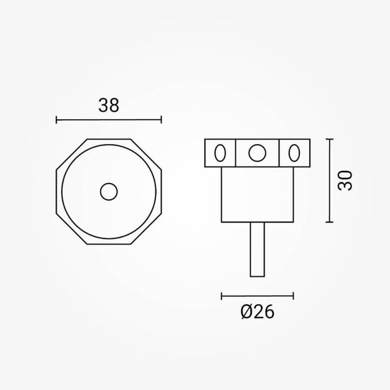 Optonica LED Pond Wall Light 1.2W - Crea una atmósfera exterior acogedora
