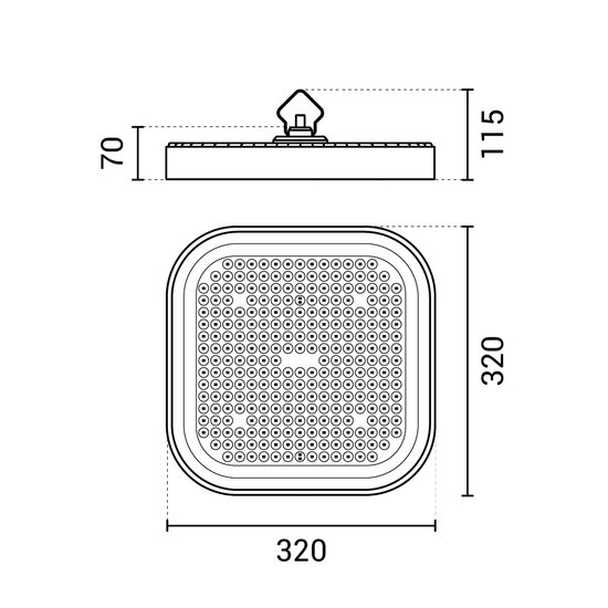 Optonica LED High Bay - Éclairage idéal pour les espaces industriels