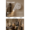 Optonica LED Cabinet Light 2W With ON/OFF-Switch White - Ideal für stilvolle Schrankbeleuchtung