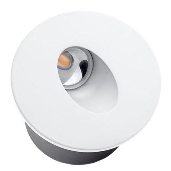 Optonica LED Step Light White Round - Ideal para Iluminación de Escaleras