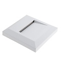 Optonica LED Step Light Square White - Iluminación perfecta para escaleras y caminos