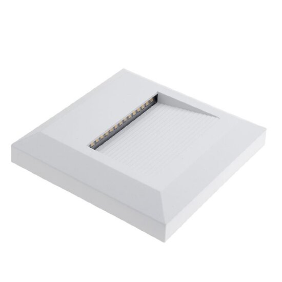 Optonica LED Step Light Square White - Perfekte Beleuchtung für Treppen und Wege