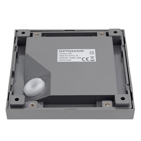 Optonica LED Step Light Square Grey - Perfecte verlichting voor trappen en paden