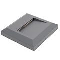 Optonica LED Step Light Square Grey - Ideal lighting for stairs and pathways