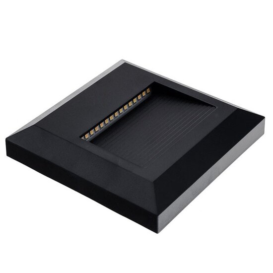 Optonica LED Step Light Square Black - Ideales Licht für Treppen und Wege