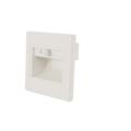 Optonica LED Step Light Square 1W 4000K IP20 White + Sensor - Ideal for stair lighting and safety