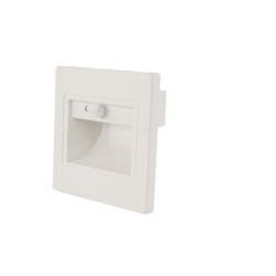 LED Step Light Square 1W 4000K IP20 White + Sensor
