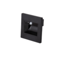 Optonica LED Step Light Square 1W 4000K IP20 Black + Sensor - Iluminación ideal para escaleras y caminos