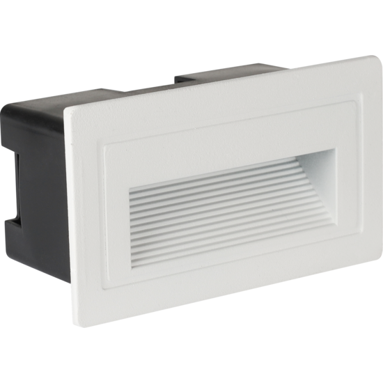 Optonica LED Step Light SQUARE WHITE 3W IP65 - Éclairage idéal pour escaliers et allées