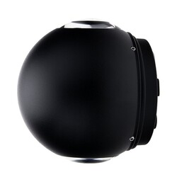 LED Wall Light Round Black Body