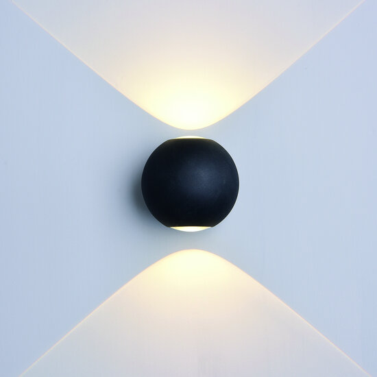 Optonica LED Wall Light Round Black Body - Schaffen Sie eine moderne Atmosphäre in Ihrem Raum