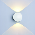 Optonica LED Wall Light Round White Body - Create a Cozy Ambiance