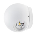Optonica LED Wall Light Round White Body - Créez une ambiance chaleureuse