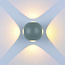 Optonica LED Wall Light Round 4 Diods Grey Body - Crea una atmósfera moderna en tu espacio