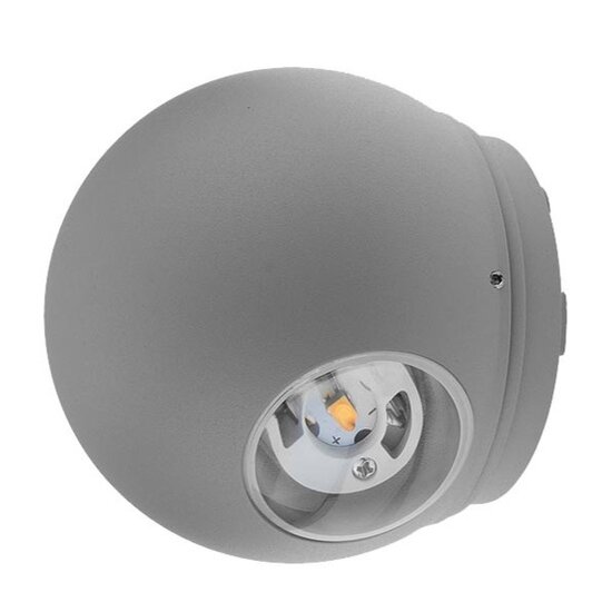 Optonica LED Wall Light Round Grey Body - Perfect lighting for any space