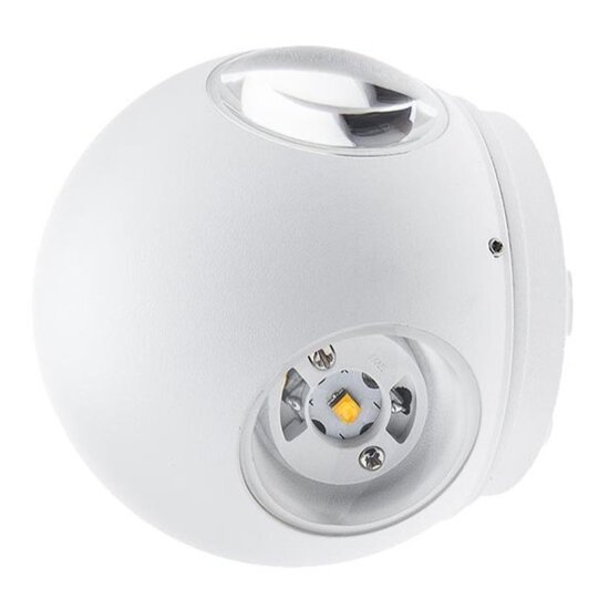 Optonica LED Wall Light Round 4 Diods White Body - Perfecte verlichting voor elke ruimte