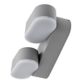 Optonica LED Wall Light Epistar 2x6W Grey Body Rotatable - Iluminación mural ajustable para cualquier espacio