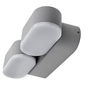 Optonica LED Wall Light Epistar 2x6W Grey Body Rotatable - Iluminación mural ajustable para cualquier espacio