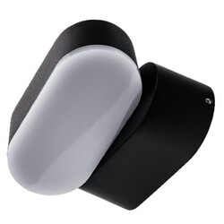 LED Wall Light Epistar 6W Black Body Rotatable
