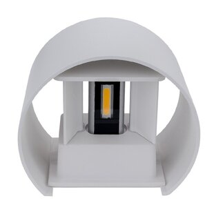 LED Wall Light White Body Round