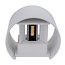 Optonica LED Wall Light White Body Round - Beleuchten Sie Ihren Raum mit Stil