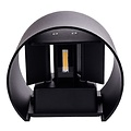 Optonica LED Wall Light Black Body Round - Créez une ambiance moderne dans votre espace