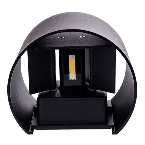 Optonica LED Wall Light Black Body Round - Schaffen Sie eine moderne Atmosphäre in Ihrem Raum