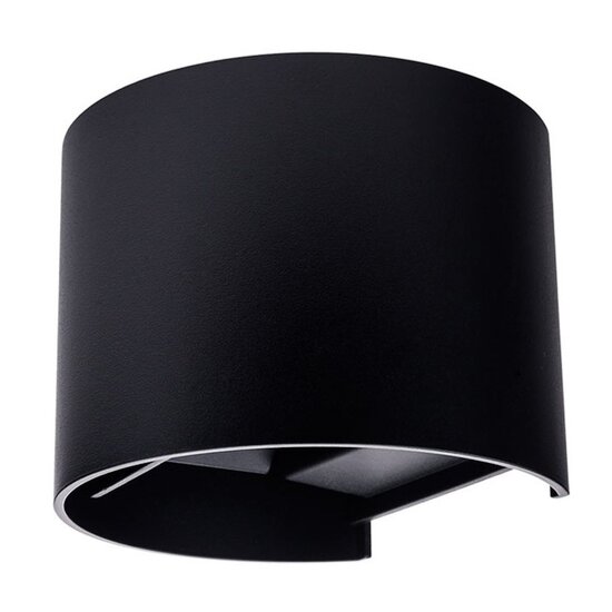 Optonica LED Wall Light Black Body Round - Crea un ambiente moderno en tu espacio