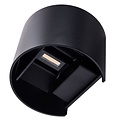 Optonica LED Wall Light Black Body Round - Crea un ambiente moderno en tu espacio