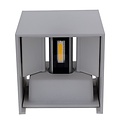 Optonica LED Wall Light Grey Body Square - Beleuchten Sie Ihren Raum stilvoll