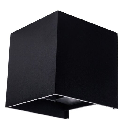 Optonica LED Wall Light Black Body Square - Verstelbare wandverlichting voor elke ruimte